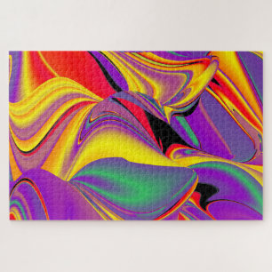 The Magic of Colors Abstract 3D Rainbowart Jigsaw Puzzle