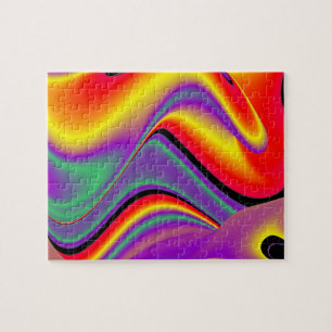 The Magic of Colors Abstract 3D Rainbowart Jigsaw Puzzle