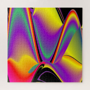 The Magic of Colors Abstract 3D Rainbowart Jigsaw Puzzle