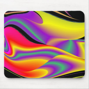 The Magic of Colors Abstract 3D Rainbowart Mouse Pad