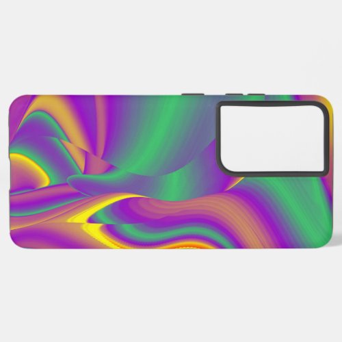 The Magic of Colors Abstract 3D Rainbowart Samsung Galaxy S21 Case