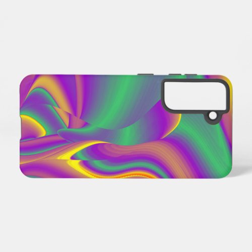 The Magic of Colors Abstract 3D Rainbowart Samsung Galaxy S21 Case