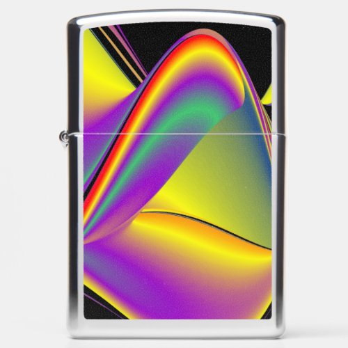 The Magic of Colors Abstract 3D Rainbowart Zippo Lighter