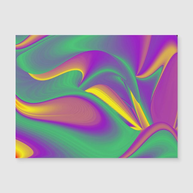 The Magic of Colors Magnetic Card (Front)