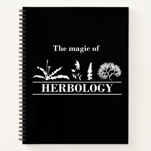 the magic of herbology notebook
