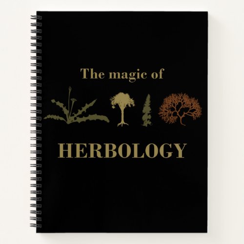 the magic of herbology notebook