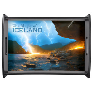 "The Magic of Iceland" Serving Tray