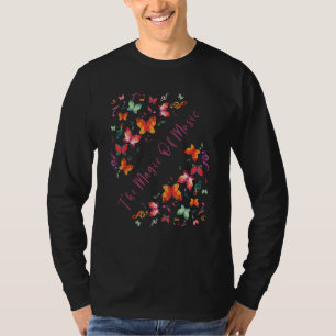 The Magic Of Music Butterflies Music Notes Graphic T-Shirt