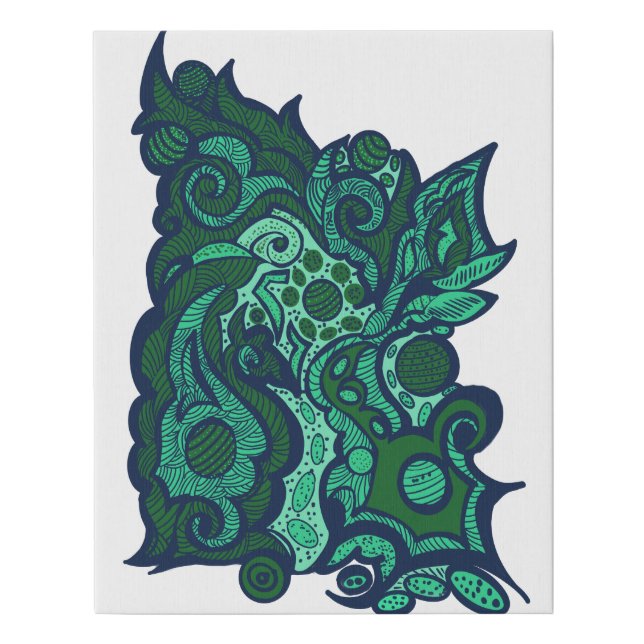 The magic of natur faux canvas print (Front)