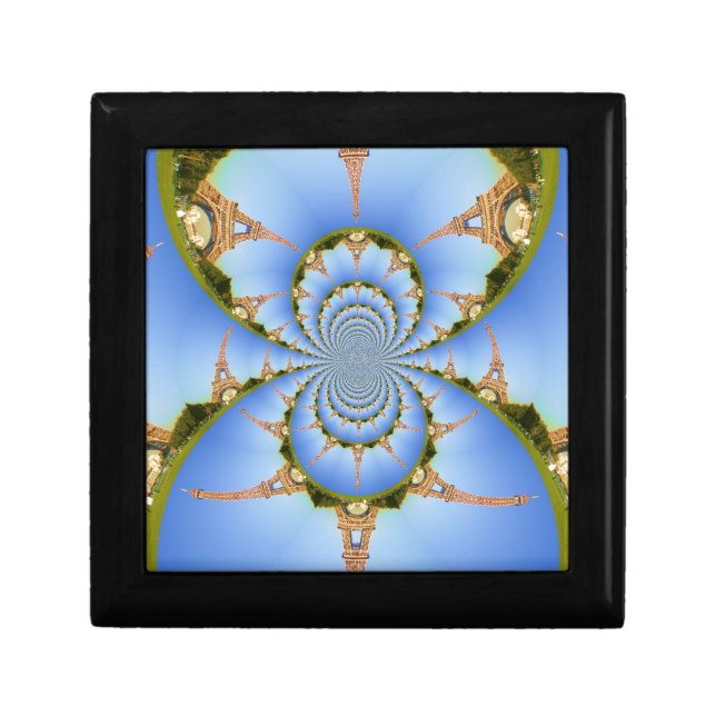 The Magic of Paris: Geometric Eiffel Tower Design Gift Box (Front)