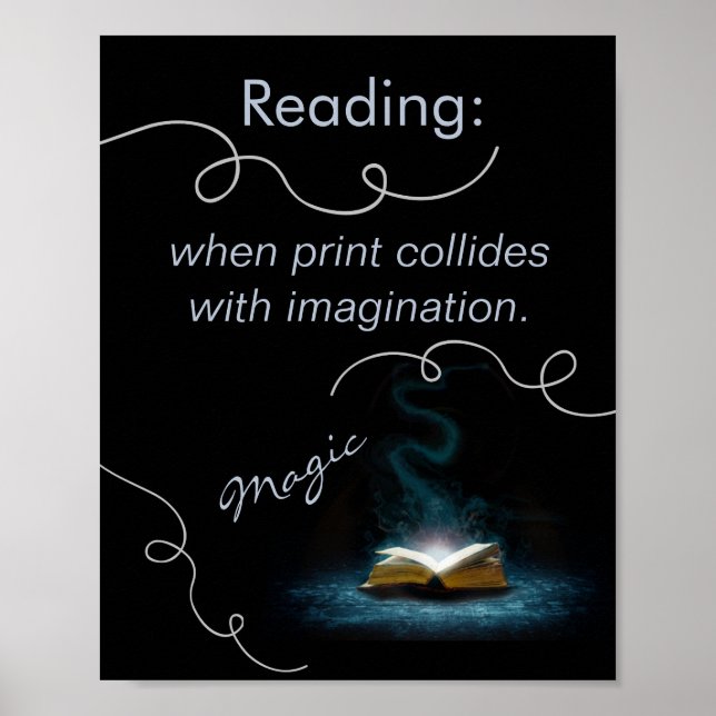 The Magic of Reading Literacy Poster (Front)