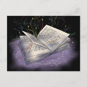 The Magic of Reading Postcard