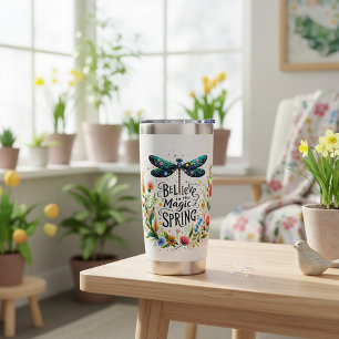 The Magic of Spring floral personalized Insulated Tumbler