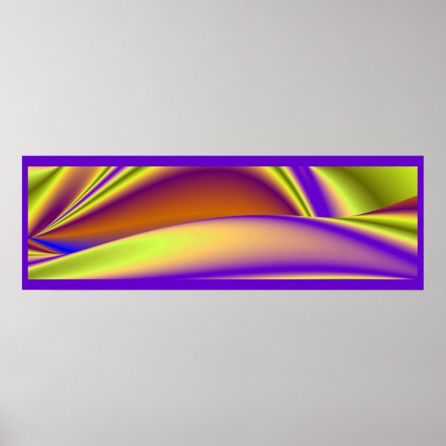 The Magic of Summer , Abstract 3D Art Poster (Front)