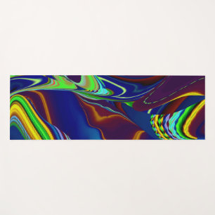 The Magic of Summer , Abstract 3D Art Yoga Mat