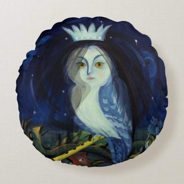 The Magic of the Flute 2002 Round Pillow (Front)