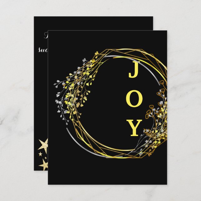 The magic of the holiday season (Front/Back)