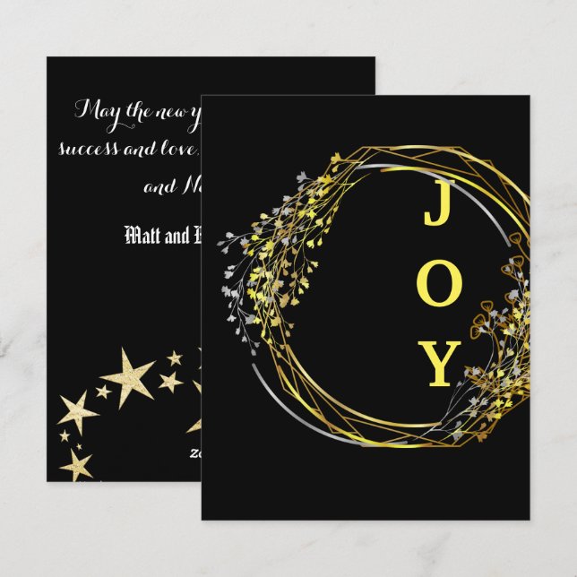 The magic of the holiday season card (Front/Back)