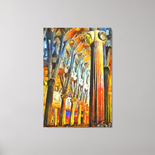 The Magic of the Sagrada Familia Canvas Print