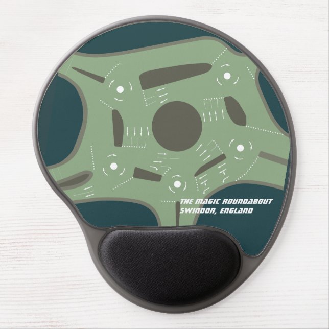 The Magic Roundabout, Swindon, England Gel Mouse Pad (Front)