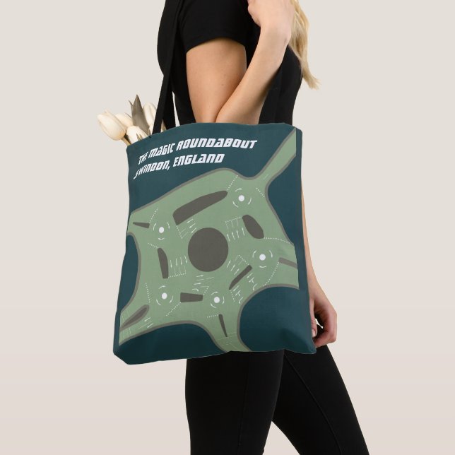 The Magic Roundabout, Swindon, England Tote Bag (Close Up)
