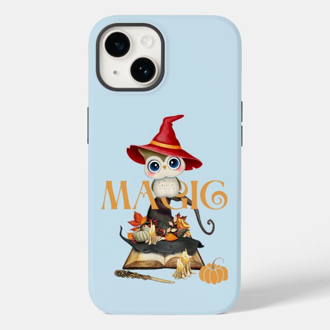 The Magic Witch Owl Fall Halloween Themed Case-Mate iPhone Case (Back)
