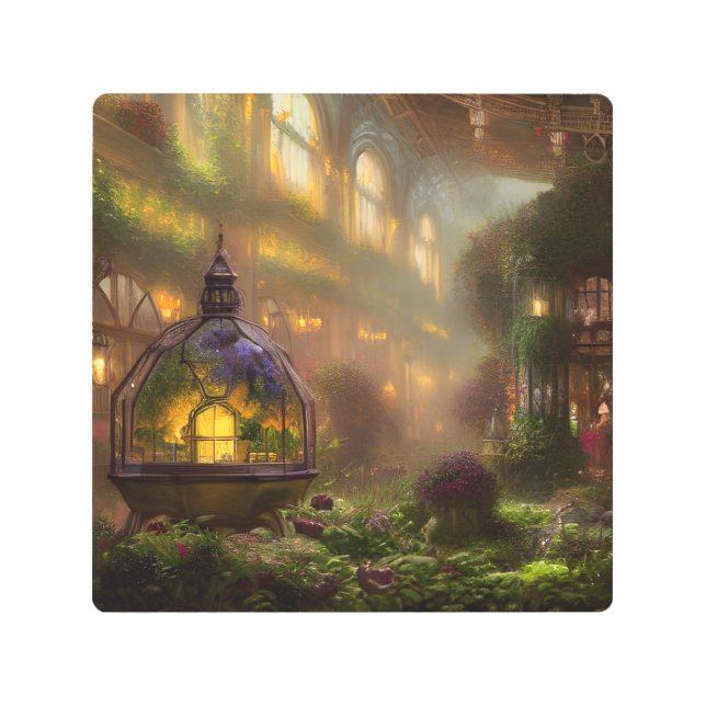 The Magical Atrium Metal Wall Art (Front)