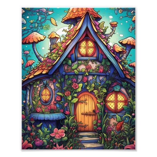 The Magical Carved Treehouse Poster
