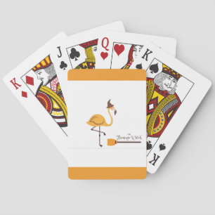 the magical flamingo playing cards