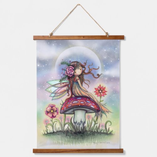 The Magical Mushroom Wood Topped Wall Tapestry