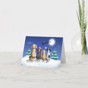The magical Night, Christmas Note card by Catia le