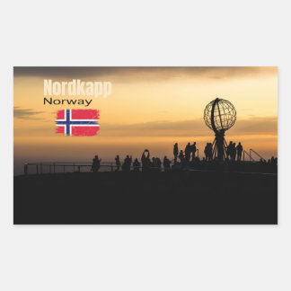 The Magical North Cape Rectangular Sticker