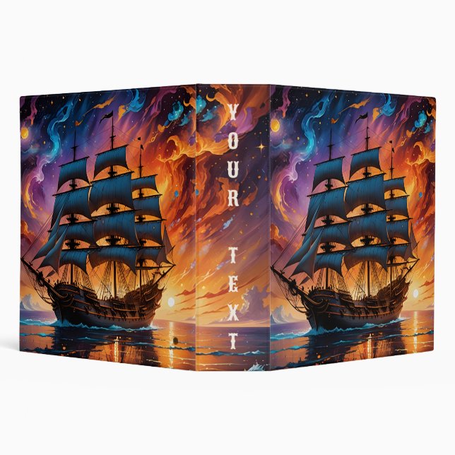 The Magical Ship 3 Ring Binder (Background)