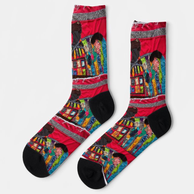 The magical Thunderbird Socks (Left)