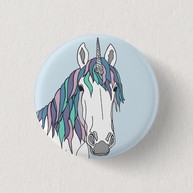 The Magical Unicorn Button (Front)