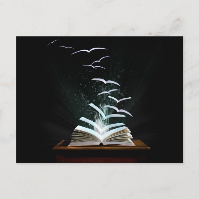 The magical world of reading postcard (Front)