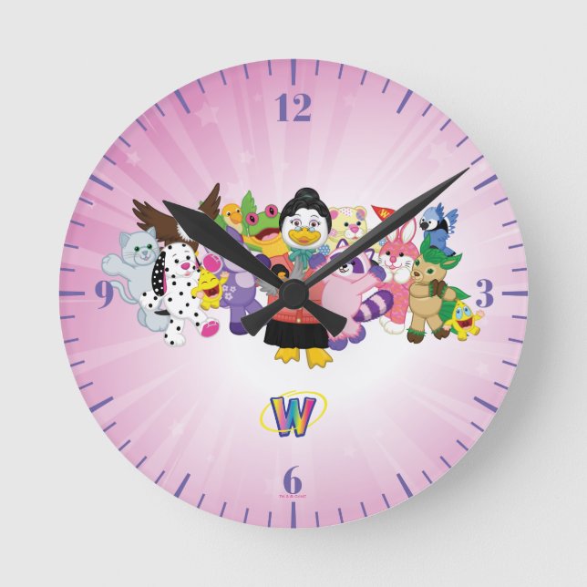 The Magical World of Webkinz Round Clock (Front)