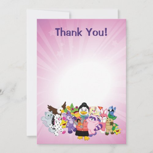 The Magical World of Webkinz Thank You Card