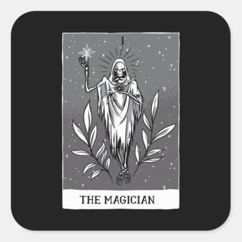 The Magician _ Tarot Card Gift Square Sticker