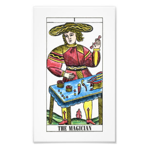 The Magician Tarot Card Photo Print