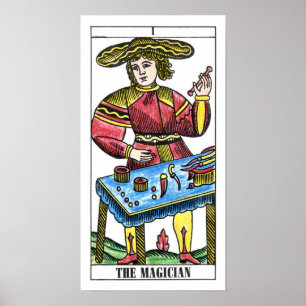 The Magician Tarot Card Poster