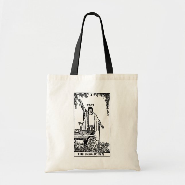 The Magician Tarot Card Tote Bag (Front)