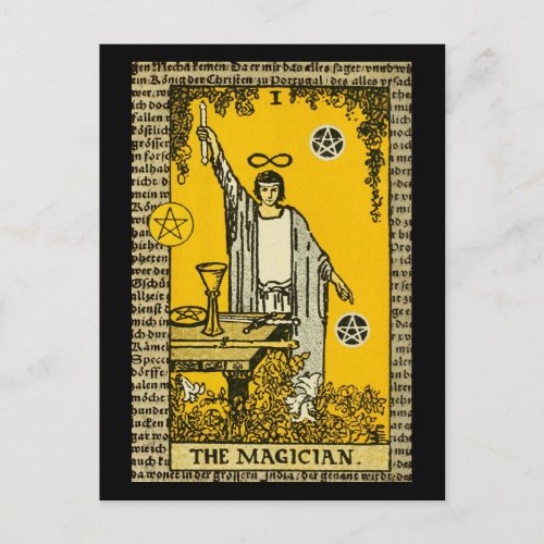 The Magician Tarot Postcard