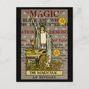 The Magician Tarot Postcard