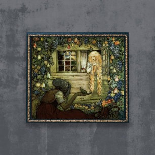 The Magicians Cape John Bauer Poster