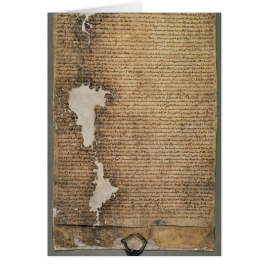 The Magna Carta of Liberties, Third Version Cards (Front)