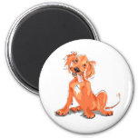 The Magnet With Cute Red Setter Puppy Picture at Zazzle