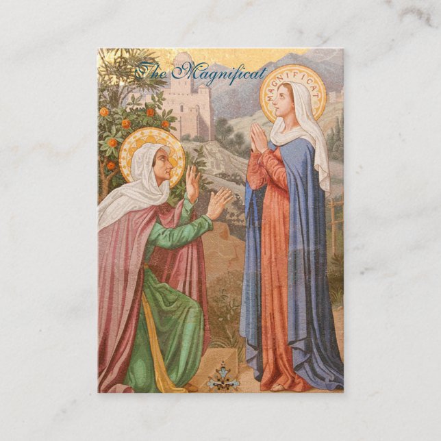 The Magnificat - Prayer Card (Flat) (Front)