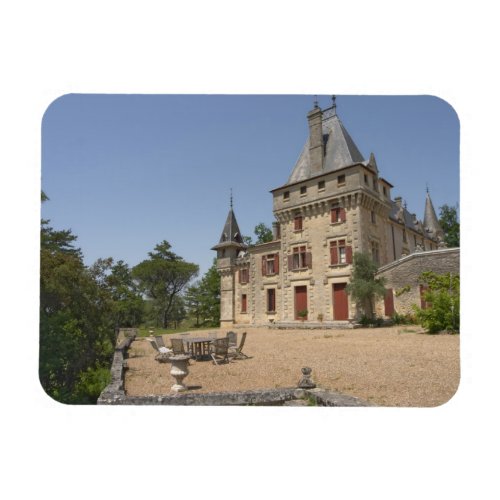 The magnificent Chateau de Pressac and garden Magnet