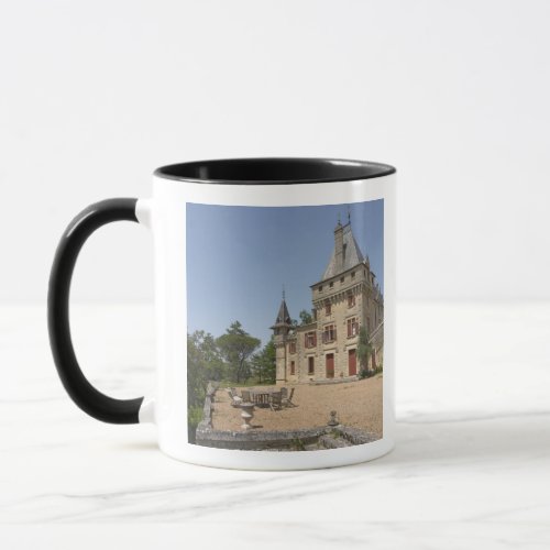 The magnificent Chateau de Pressac and garden Mug